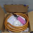 Balloon Arch Stand Kit 8.2ft and 5ft, Heavy Duty Base with Water Filling Bag, Bendable Half Arch Balloon Gold Frame - Suitable for Birthdays, Holiday Decorations and Other Indoor and Outdoor Parties.