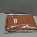 COSVIYA Grommet Room Darkening Brunt Orange Curtains 84 inch for Bedroom, 38"W x 84"L