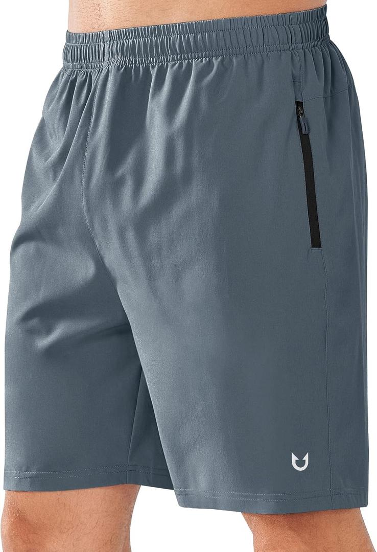NORTHYARD Men's Athletic Running Shorts Quick Dry Workout Shorts Lightweight Sports Gym Basketball 7"/ 9"/ 5" Tennis Hiking (L)