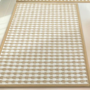 YIHOUSE Non Slip Bath Mats for Bathroom  17x32, Absorbent Bathroom Rugs Mat Quick Dry Woven Sink, Laundry, Kitchen, (Beige,17"x32")