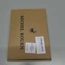 Rouen Polo Shirts for Men Quick Dry Regular Fit Casual Color Block Chest Print Active Short Sleeve Collared Mens Golf Shirt (L)