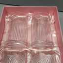 Vintage Art Deco 1920s Highball Cocktail Glasses | Set of 4 | 14 oz Tall Crystal Tumblers for Drinking Mojito, Whiskey Highball, Gin Rickey, Classic Long Bar Drinks | Large Hiball Glassware