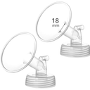 Momstouch 18mm Flange Compatible with Spectra S1 S2 9 Plus Synergy Gold Breastpump Replacement to Spectra Pump Parts and Flange; Not Original; Replaces Shield