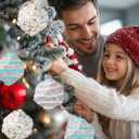 Set of 9/6 Christmas Square Dessert Ornament Candy Land Hanging Ornament for Christmas Tree Dessert Party Decorations Ornaments Candyland Themed Party Supplies for Xmas New Year Birthday (1, Square)