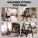 yokugo Beech Wood Art Easel for Painting, Large Easel Stand with Storage
