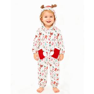 ALVABABY Christmas Baby Bunting Bodysuit with Hood, Romper Jumpsuit Animal Costume Outfit, Soft Warm Onesize Newborn Toddler (12-18 Months)