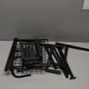 SNTD Over The Sink Dish Drying Rack - Adjustable Dish Rack for Kitchen Counter, Metal (Black)