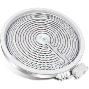 UPGRADED WB30T10130 12" Dual Haliant Surface Element Replacement for GE Stove, AP4344395 12"/9" Dual Radiant Surface Element, PS2321564 12 inch Burner Replace AH2321564, 1474216