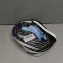 33FT EVA Weather Stripping Door Seal Foam Tape with Adhesive Foam Sealing Strip Window Weather Stripping Door Insulation Soundproofing (33FT (1/4"1/2"), Black)