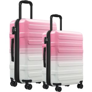 Luggage Sets 2 Piece, Hard Shell Expandable Carry on Suitcase with Spinner Wheels and TSA Lock, Lightweight Travel Luggage Set