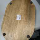 1 pcs Acacia Wood Tray 11.8×6 inch Boards Rustic Wooden Serving Trays Oval Platters Charcuterie for Party,Breakfast, Coffee Table, Home Decorative, Food Small Trays
