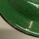 Amosfun Enamel Bowl 8.66 Inch Vintage Deep Soup and Salad Bowl Enamelware for Food Serving Noodles and Pasta