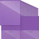 Henoyso 48 Pcs Folders Take Home Heavy Duty 2 Pocket Homework Folder for Students Parent Teacher Communication for Kid School Classroom,11.8 x 9.45 Inch(Purple)