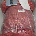 Queen Size Electric Blanket for Bed - 84" x 90" Dual Control Heated Blanket with 10 Hrs Auto Off, 5 Heating Levels, Over-Heat Protection, Washable Flannel Sherpa Heating Blankets, Red