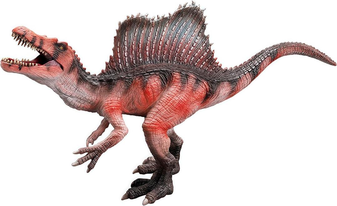 Gemini&Genius Spinosaurus Dinosaur Toy for Kids, Realistic Spinosaurus Action Figure with Moveable Jaw, Display Gift, Home Decoration and Dino Lover Collection Toy