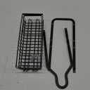 Fixwal Shower Caddy Hanging Over Head, Height Adjustable Bathroom Black Rustproof Shower Organizer Hanging Shelf Storage with 2 Soap Holders, Hooks for Towels, Sponge, Razor