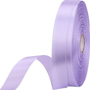 5/8 inches 50 Yard Lavender Satin Ribbon for Gift Wrapping, Wedding, Crafts, Christmas,Easter, Floral, Hair, Invitation Decorations and More
