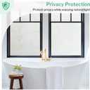 DOWELL Window Privacy Film, Frosted Glass Window Film, Static Cling Non-Adhesive Glass Clings, Sun Blocking Opaque Coverings, Reusable Door Stickers for Bathroom Home Office, Pure, 23.6"x78.7"