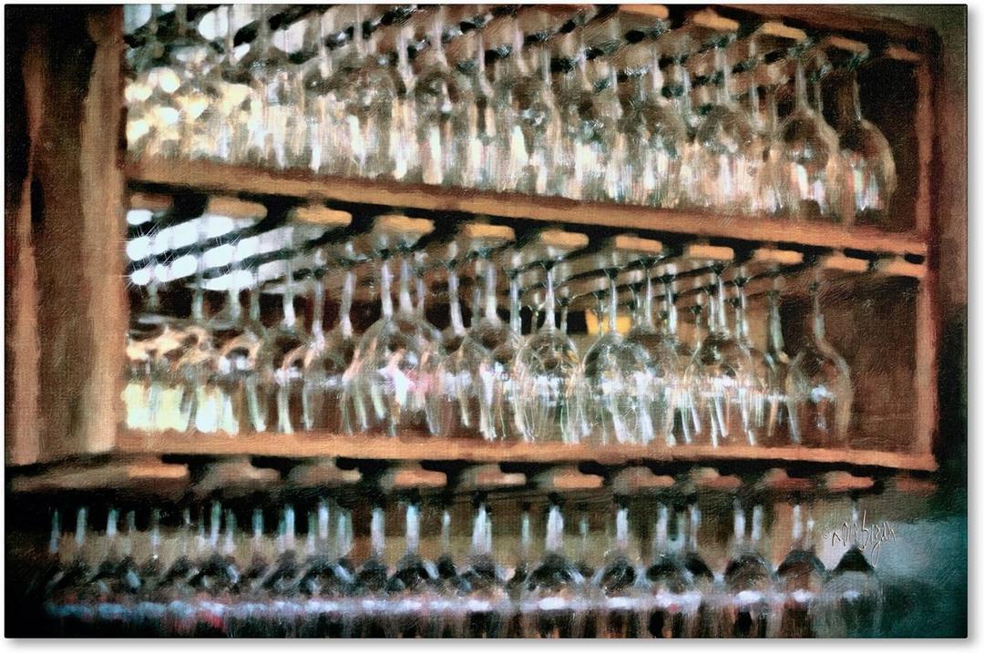 Trademark Fine Art Drinks on The House Artwork by Lois Bryan V5 (32L" x 22W")