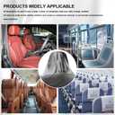50PCS Disposable Car Seat Covers, Plastic Seat Covers for Cars, Universal Clear Vehicle Chair Protector, Auto Accessories Dustproof Waterproof Auto Chair Protector Fit for Most Vehicles