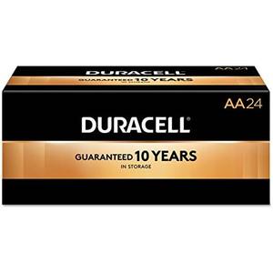 Duracell MN1500BKD Alkaline Battery with Duralock, Size Aa, Shape, (Pack of 144)