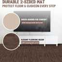Yes4All EVA Interlocking Mats, Puzzle Floor Tiles, Foam Floor Padding with Border for Furniture, Home Space, Living Room, Garage