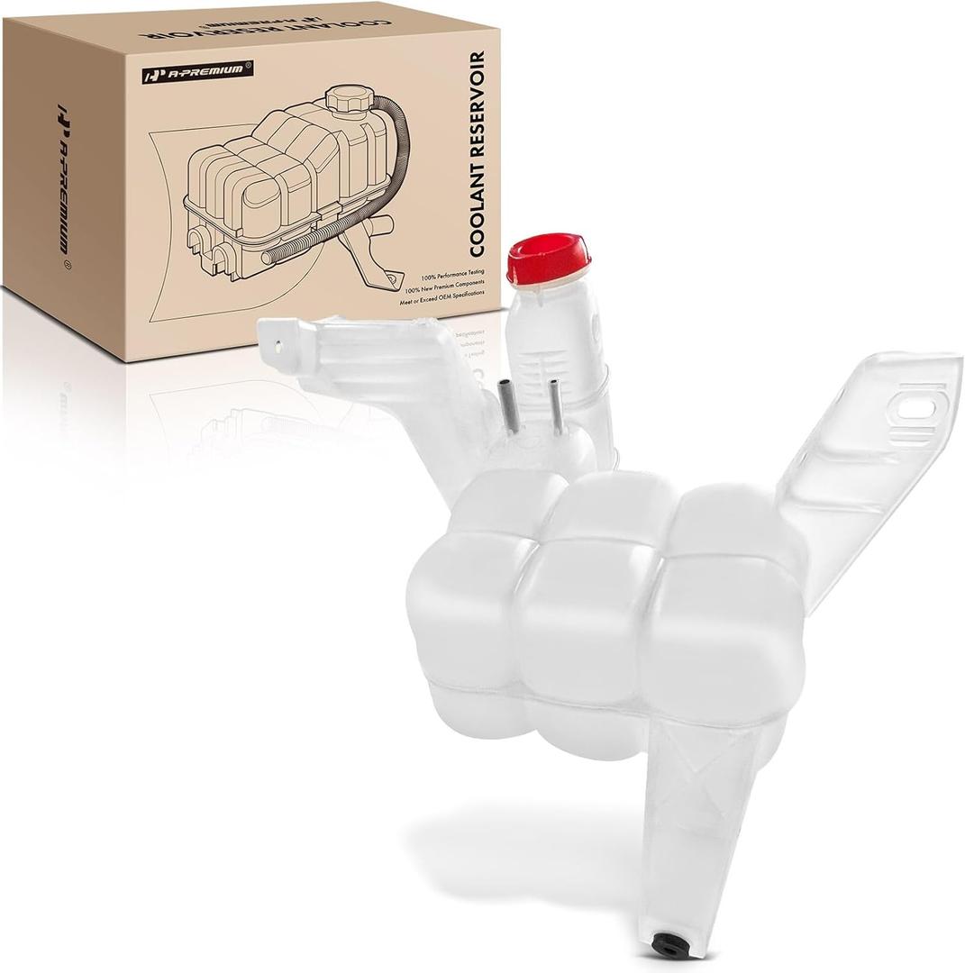 A-Premium Engine Coolant Overflow Recovery Reservoir Tank with Sensor Compatible with Ram 2500, 3500, 4500, 5500, 2019-2024, 6.7L