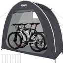 UNP Bike Storage Shed Tent, Portable Outdoor Bike Storage Tent with 210D Oxford Thick PU4000 Waterproof for 1/2/3/4 Bikes, Bike Covers Storage Shed for Bicycles, Lawn Mower, Garden Tools