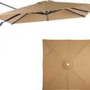 COWVIE Umbrella Canopy Replacement for 8 Ribs Patio Umbrella, Outdoor Table Parasol Replacement for Yard, Canopy Only
