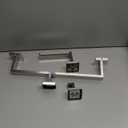 JOPOFI 5 Piece Bathroom Towel Bar Set - SUS304 Stainless Steel Bath Towel Holder, 15.7 Inch Towel Racks for Bathroom Wall Mounted, Bathroom Hardware Accessories Set - Brushed Nickel