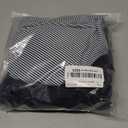 Firpearl Underwire Tankini Swimsuits for Women V Neck Twist Tankini with Shorts Tummy Control Two Piece Bathing Suits (12, Black&white Stripe)