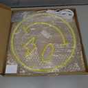 Smiley Face Neon Sign, LED Neon Light for Wall Decor, USB Powered Light Up Signs, Yellow Neon Smiley Face Sign for Kids, Bedroom, Party, Bar, Wedding Decoration Gifts, 13.8 inches