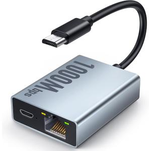 1000 Mbps Ethernet Adapter for Fire TV Stick, ELECTOP Micro USB to RJ45 Gigabit Ethernet Network Adapter Compatible with 4K Fire Stick, Chromecast Google Home Mini and More Streaming TV Sticks