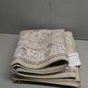 Hallway Washable Runner Rug - 2x7 Kitchen Rugs Entryway Rug Runner Vintage Soft Floor Mat Non Slip Indoor Farmhouse Carpet for Bathroom Living Room Bedroom (2 X 7, Beige)