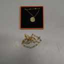 JECOMY Layered Gold Necklace for Women, 14K Gold Plated Necklace Set for Women, Dainty Adjustable Gold Necklace Stack