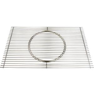 Stainless Steel Cooking Grate 67 x 40 cm Expert + Diameter 29 cm Removable Round Grill Only 12 mm Bar Spacing, Rods, Ø 4 mm, Stable, 2pack  Stainless Steel Cooking Grate 67 x 40 cm Expert + Diameter 29 cm Removable Round Grill Only 12 mm Bar Spacing, Rods, Ø 4 mm, Stable, 2pack