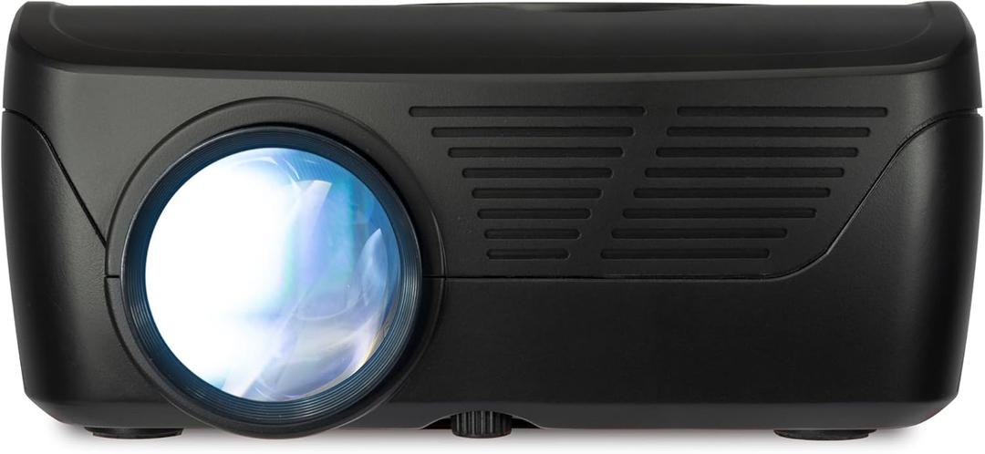 GPX Movie+ 480p Projector with DVD/CD Player and Bluetooth Transmitter, PJD713B