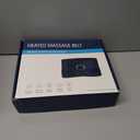 Cordless Heating Pad for Back Pain Relief, Heated Back Belt Abdomen Warmer Lumbar Support, Lumbar Massaager with Heat (Gray)