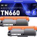 TN660 Toner Cartridge Replacement Compatible for Brother TN-660 TN630 TN-630 HL-L2380DW HL-L2320D HL-L2340DW DCP-L2540DW MFC-L2700DW MFC-L2720DW HL-L2300D HL-L2360DW DCP-L2520DW Printer Black, Pack of 2
