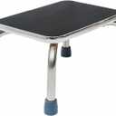 BodyMed Heavy-Duty Foot Step Stool with Non-Slip Rubber Platform for Seniors & Adults – Holds up to 300lbs, 9 ½ in. Step Up, 18”L x 11.5”W x 9.5”H