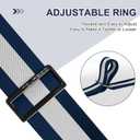 TOURZOO No Show Invisible Belt for Women/Men Elastic Web Strap Waist Stretch Belt with Flat Buckle for Jeans Pants Dresses