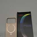 TORRAS Q3 Silicone 360 Spin for iPhone 17 Pro Case with Stand, Fit for MagSafe, Magnetic Ring Kickstand with Camera Control, Liquid Silicone Rubber Soft Phone Case for iPhone 17 Pro 6.3'', Dune Beige