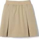 French Toast Girls Pull-on Kick Pleat Scooter School Uniform Skirt (Beige, S)