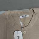 COOFANDY Men's Henley Sweater Long Sleeve Textured Pullover Sweaters Casual Button Crewneck Knit Sweater
 L