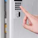 Key Storage Wall Mount with Code Real Estate Key Storage Organizer, Car Key Cabinet Home Wall Key Storage with Code(48Bit)