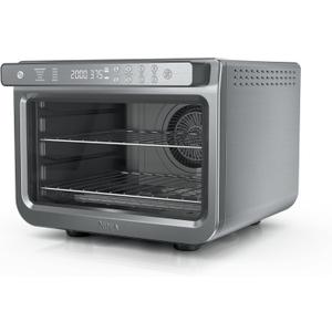 Ninja Air Fryer & Toaster Oven | Prestige Smart XL Countertop Oven | Bakes up to 20 Cookies, Fits up to a 12lb Turkey | Pizza, Toast, Bake, Air Fry & Reheat | 1800 Watts | Stainless Steel | DT501
