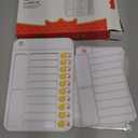 Magnetic Chore Chart for Kids, ADHD Tools for Kids to Do List Checklist Task Board Routine Chart Visual Schedule for Fridge with 10 Sliders and Magnetic Marker - White