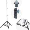 LINCO Lincostore LINCO Zenith 11 feet Heavy Duty Light Stand for Photography Studio Lighting Kit 89012H - Extra Supporting Rods