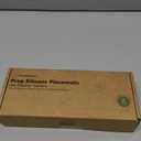 KeaBabies 2-Pack Silicone Placemats for Toddlers - 12x9 Non Slip Suction Baby Silicone Placemat for Kids Eating, Easy to Clean, Busy Travel Baby Mat for Dining Table, Food Grade/BPA-Free (Pastel Sky)