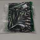 Qirno Chiffon Blouses for Women Ruffle 3/4 Sleeve Dressy V Neck Casual Flowy Tunic Tops (X-Large, Black Apricot Stripes)